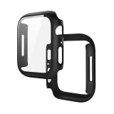 Cumpara ieftin Husa de protectie Hoco 41mm cu sticla pentru Apple Watch 7/8 WS3 - Neagra