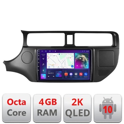 Navigatie Kia Rio 2011-2014 C-rio-11 Android Octa Core Ecran 2K QLED GPS 4G 4+32GB 360 kit-rio-11+EDT-E409-2K CarStore Technology foto