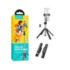 Suport Stand cu 4 picioare Tip Selfie HOCO K18 2in1 Telecomanda BT