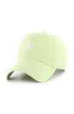 47 brand șapcă de baseball din bumbac MLB New York Yankees culoarea verde, cu imprimeu, B-BSRNR17GWS-F1