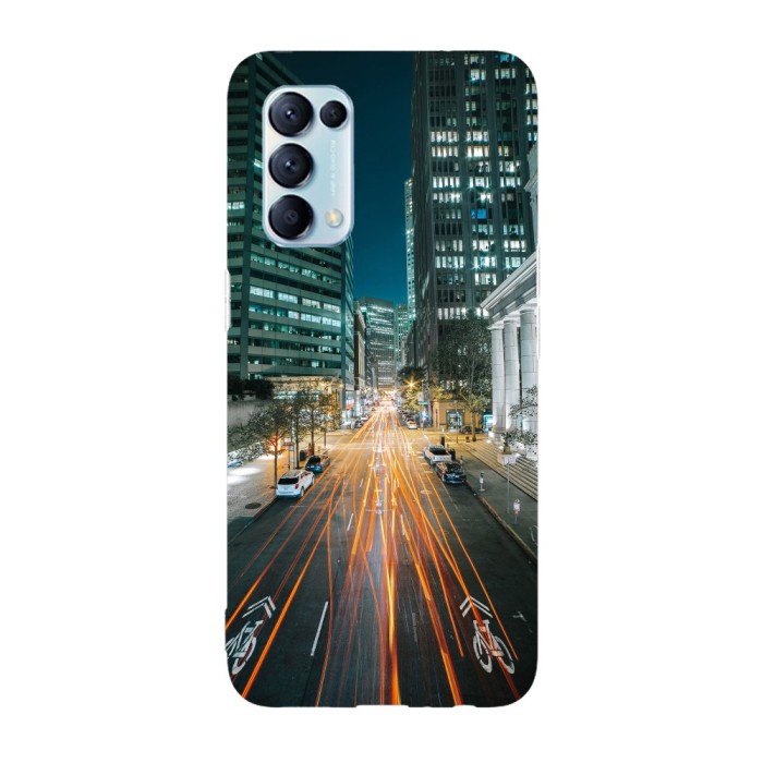 Husa compatibila cu Oppo Find X5 Lite model Car light Streak, Silicon, TPU, Viceversa