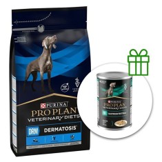 Purina Pro Plan Veterinary Diets Canine DRM Dermatosis 12 kg + conserva GRATUIT foto