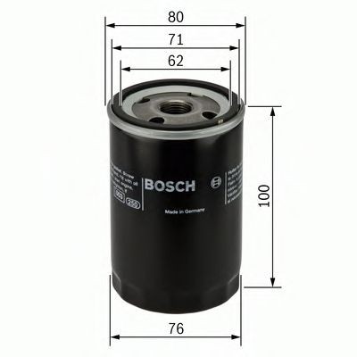 Filtru ulei JAGUAR S-TYPE (CCX) (1999 - 2009) BOSCH 0 451 103 367