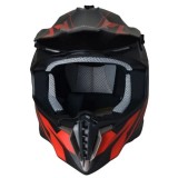 Casca cross/atv Rival Store H806 negru/rosu marime 2XL