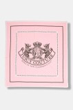 Juicy Couture eșarfă Pashmina culoarea roz, cu imprimeu, AIJFO8612WPO