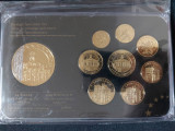 Set Euro - Probe Germania 2013 - SAAR + medal placate cu aur
