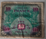Bacnota Franta 10 Franci emisiunea 1944
