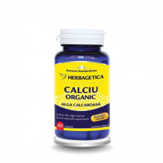 Calciu Organic, 60cps, Herbagetica foto