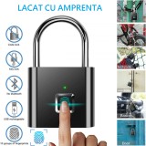 Lacat Smart cu senzor de amprenta MyStyle, 10 amprente, rezolutie 508 DPI, baterie 3.7V 80 mAh