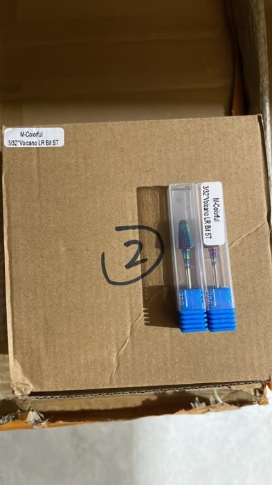 Bit de carbid pentru &icirc;ndepărtarea gelului și ojei semipermanente, M-Colorful Volcano LR Bit ST