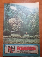 revista rebus 15 aprilie 1988 - revista de divertisment