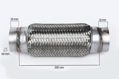 Racord Flexibil Inner &amp; Outer Braid (B) 60X200 Mm 42538 FL 60105
