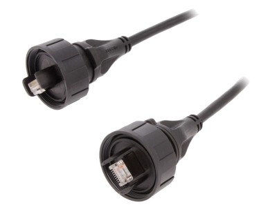 Cablu patch cord Ethernet 2m IP68 foto
