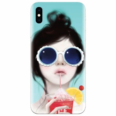 Husa silicon pentru Apple Iphone XS Max, Cute Girly 001 foto