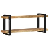 Gossi raft de perete 110x33x45 cm lemn masiv de mango