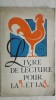 Livre de lecture pour la 5e et la 6e, 1976