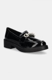 Aldo mocasini DINARA femei, culoarea negru, cu toc plat, 13806014 DINARA