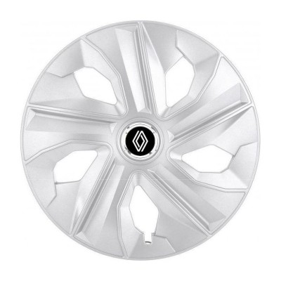 Set 4 Capace Roti potrivite jantelor de 14 inch, pentru Renault nou model Luna Gri foto