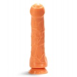 Dildo cu forma realista cu o suprafata pliabila, X-MEN Realistic Dildo Flesh