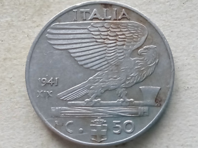 ITALIA-50 CENTESIMI 1941 foto