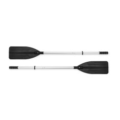 Set vasle Intex, 2 x 137 cm, aluminiu/plastic, Negru/Argintiu foto