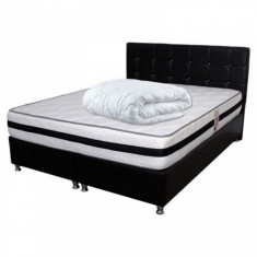 Set Saltea Memory Foam Crin, material matlasat, 140X200X25 cm Plus Pilota de Vara foto