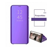 Cumpara ieftin Husa Tip Carte Huawei Y5P Mov Clear View Oglinda