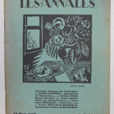 LES ANNALES POLITIQUES ET LITTERAIRES - GRANDE REVUE MODERNE DE LA VIE LITTERAIRE , 15 MARS 1928