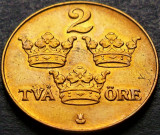 Cumpara ieftin Moneda istorica 2 ORE - SUEDIA, anul 1950 *cod 2816 - varianta bronz / FRUMOASA, Europa
