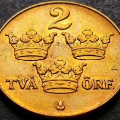 Moneda istorica 2 ORE - SUEDIA, anul 1950 *cod 2816 - varianta bronz / FRUMOASA