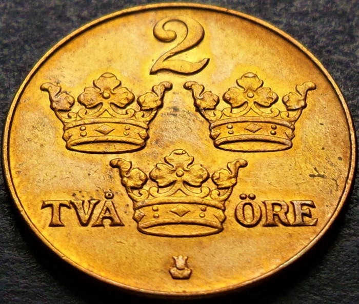 Moneda istorica 2 ORE - SUEDIA, anul 1950 *cod 2816 - varianta bronz / FRUMOASA