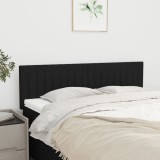 Cumpara ieftin Tăblii de pat, 2 buc., negru, 72x5x78/88 cm, textil