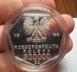 Polonia 300000 Zloti 1994 UNC Tiraj Mic 20 880 de Bucati, Europa