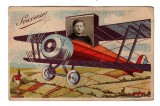 FELICITARE SOUVENIR AVION CU PORTRET, Necirculata, Printata