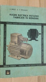 Masini electrice rotative fabricate in Romania- C. Raduti, E. Nicolescu