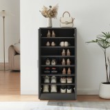 Schuhschrank Notribontaa 108x55x35 cm Anthrazit [en.casa]