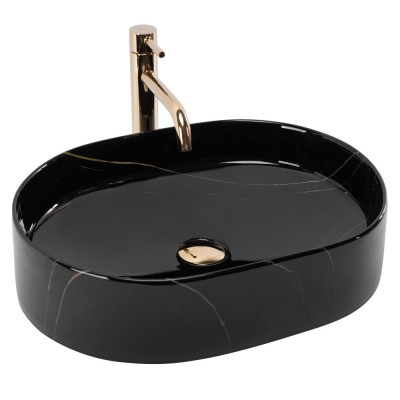 Lavoar pe blat Rea Nadia 50 Black Stone foto