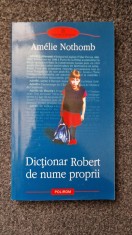 DICTIONAR ROBERT DE NUME PROPRII- Amelie Nothomb