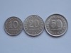 LOT 3 MONEDE 10,20,50 CENTAVOS 1954 ARGENTINA, America Centrala si de Sud