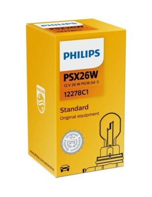 Bec 12v PSX26W Hiper Vision Philips foto