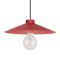 Pendul sfera GoodHome Zanbar, rosu, 1xE27, design modern, finisaj mat