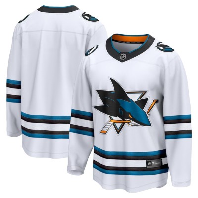 San Jose Sharks tricou de hochei Breakaway Away Jersey White - XXL foto