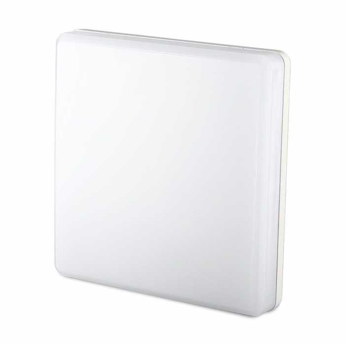 Plafoniera LED 25W chip Samsung patrata IP44 alb cald 100 lm/W COD: 13959