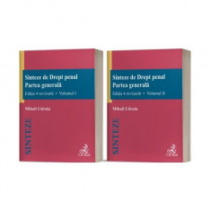 Sinteze de Drept penal. Partea generală (Vol. 1 + Vol. 2) - Paperback brosat - Mihail Udroiu - C.H. Beck