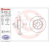 Set discuri frana Opel Agila (A) (H00); Suzuki Wagon R+ Liftback (Mm), 1.0 (F68), 1.0 12V (F68), 1.2 16V (F68), 1.2 16V Twinport (F68), 1.3 CDTI (F68, BREMBO