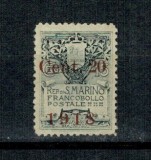 San Marino 1918 - Mi.No 52 neuzat