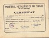 A3365N Certificat de normator tehnolog &icirc;n metalurgia prelucrătoare, 1951