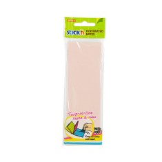 Notes Autoadeziv Perforat 51 X 150 Mm, 60 File, (2 In 1 - Notes/index), Stick&quot;n - 4 Culori Pastel