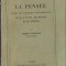 HST C2160 La pensee d&#039;apres les recherches experimentales de HJ Watt de Messer