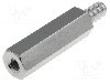 Distantier din alama, 20mm, DREMEC - 215ST3.5X20